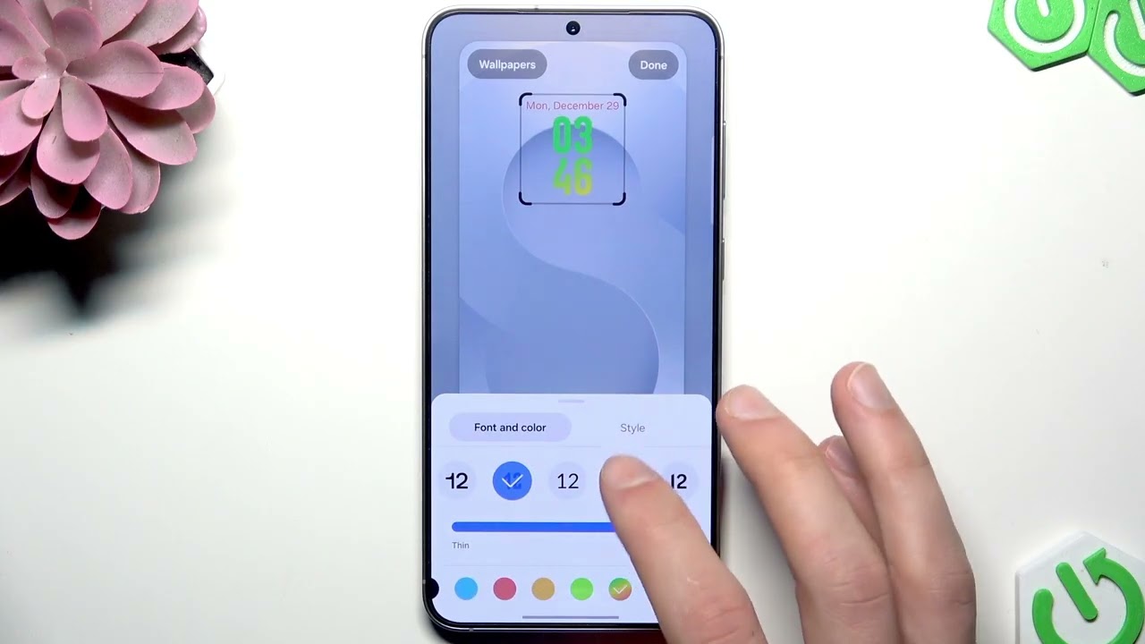 Как настроить часы на экране блокировки на Samsung Galaxy