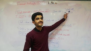 | Financial arithmetic|GST(general sales tax)| part 5, by Asif Ali
