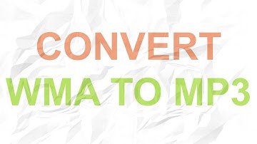 How to Convert WMA File to MP3