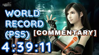 WR] Final Fantasy 7 Remake (PS5) Speedrun In 4:39:11 [Commentary