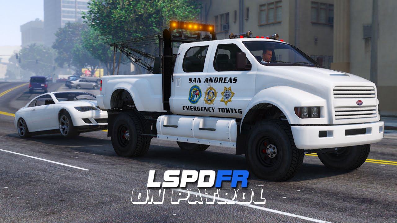 LSPDFR Day 68 Traffic Enforcement Towing Patrol YouTube