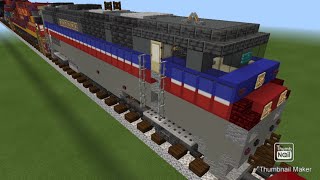 Minecraft Amtrak P40DC locomotive tutorial