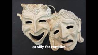 Why did ancient Greeks wear acting masks?