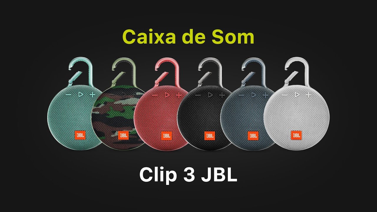 Caixa de Som JBL Clip 3 YouTube