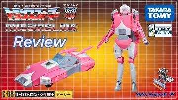 Takara Tomy Transformers Missing Link C-08 Arcee Review