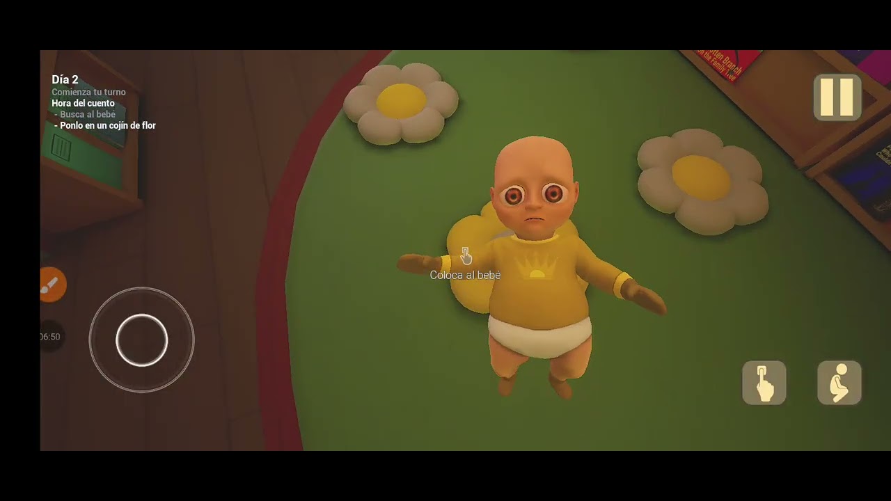 Probando el bebe en amarillo