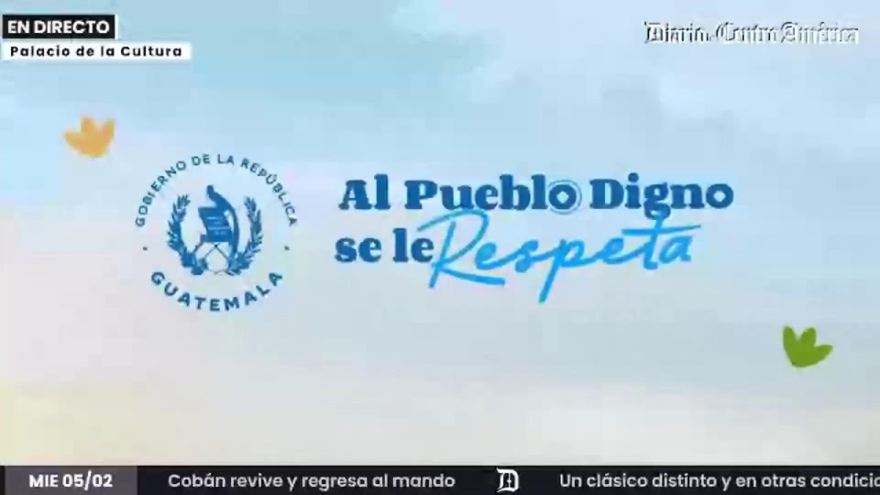 #EnVivoDCA | Conferencia de prensa del Gobierno de Guatemala