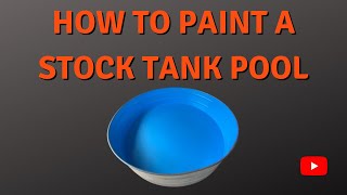 Stock Tank Pool Paint DIY  DIY Stock Tank Pool