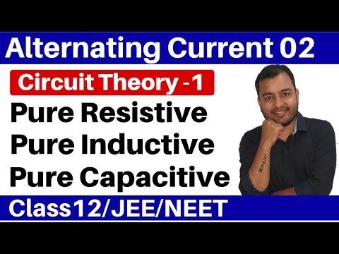 Alternating Current 02: Circuit Theory 1- Pure Resistive, Pure Inductive & Pure Capacitive Circuit