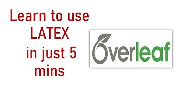 #latex #learnlatex - Learn Latex in 5 Minutes  | @ShaliniRamnath