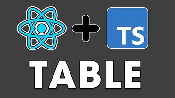 React Typescript 2023 - 19. Table