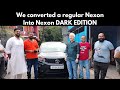 India’s first Nexon Dark Edition painted at Brotomotiv @Moto Zip