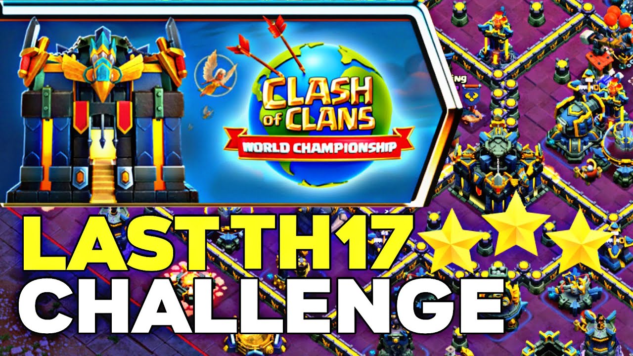 Easiest Way to 3 Star LAST TH17 Challenge - Warden Walk Fireball + Rocket Balloon Queen Charge