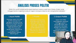 Analisis Konflik Laut Natuna Utara: Analisis Proses Politik dan Wawasan Nasional Indonesia