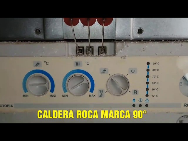 Caldera Roca Victoria se enciende luz de 90° y hace ruido