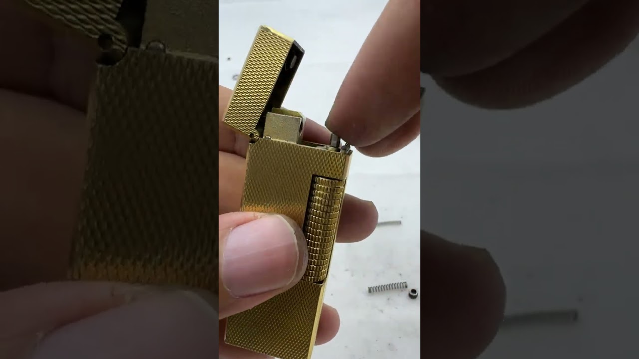 Dunhill Rollagas Lighter: Complete Disassembly & Assembly Guide for Beginners - Anti-Leak O'ring