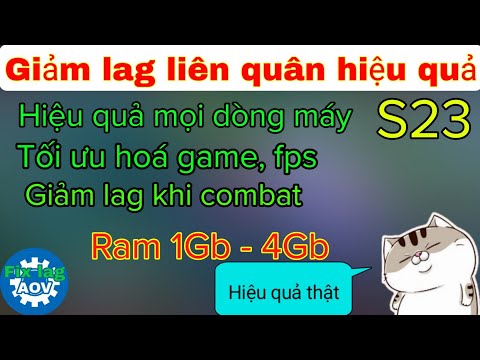 Fix lag data liên quân mùa 23, giảm giật lag cho máy yếu hiệu quả khi chơi game