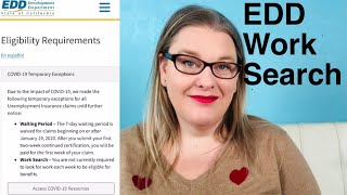 EDD Unemployment Update: Is California Requiring Work Search Now?