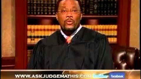 Ask Judge Mathis - August 13, 2012