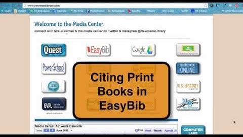 EasyBib Auto Cite Books Tutorial