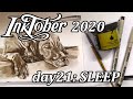 INKTOBER 2020 // day 21: SLEEP // Ink drawing demo