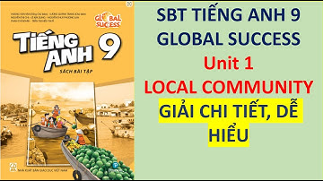 Tiếng Anh 9 Global Success - Giải Sách Bài Tập - Unit 1 Local Community - Giải Chi Tiết, Dễ Hiểu