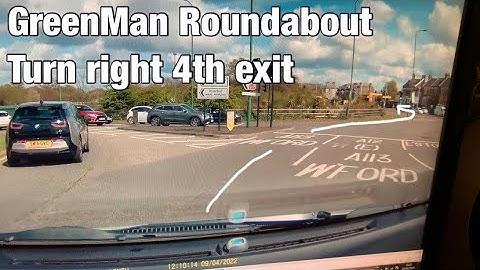 Wanstead Greenman Roundabout 4th exit
