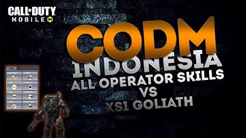 ALL OPERATOR SKILLS VS XS1 GOLIATH SEASON 10 | CALL OF DUTY MOBILE