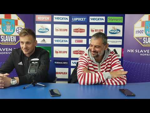Trener Ivica Sertić i golman Ivan Filipović uoči Lokomotive