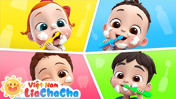 🦷 Những em bé học đánh răng | Lia và ChaCha chăm sóc răng | LiaChaCha Ca Nhạc Thiếu Nhi Việt Nam