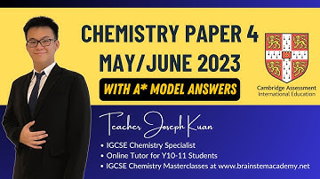 Achieve A* in IGCSE Chemistry Paper 4 with These PROVEN Model Answers! [May/June 2023]