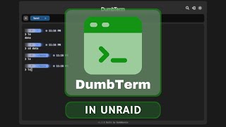 Starkes und simples Terminal im Docker mit DumbTerm - Unraid Tutorial | Easy Tec