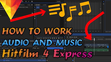 HOW TO WORK SOUND AND MUSIC! |Hitfilm 4 Express Tutorial|