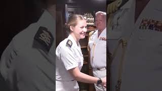 👑🚢 La Princesa de Asturias a bordo del Buque Escuela “Juan Sebastián de Elcano”