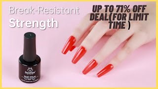 Beetles Nail Tips And Glue Gel Nail Kit