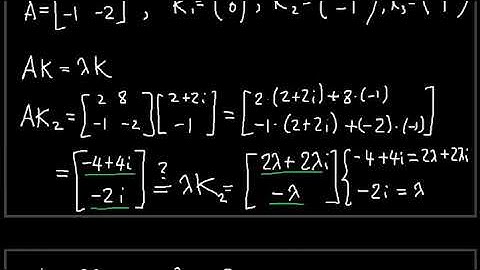 Eigenvalues & Eigenvectors Video No. 2