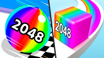 BALL RUN 2048 vs JELLY RUN 2048 -Gameplay All Levels New UPDATE Android, IOS