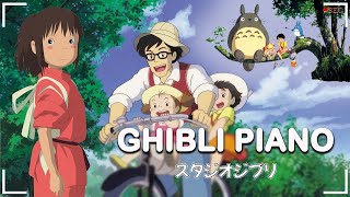 เพลงเปียโน Ghibli ที่ดีที่สุด 🌹 ต้องฟังอย่างน้อยหนึ่งครั้ง 🍀Spirited Away, My Neighbor Totoro