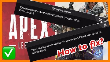 [part 2] [fixed] how to solve failed to connect to server | Apex Legends mobile