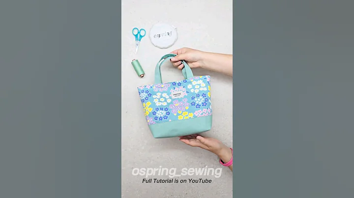 Easy! Tote Bag DIY 💐 Sewing Tips