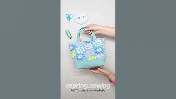 Easy! Tote Bag DIY 💐 Sewing Tips