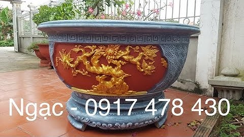Làm Miệng , tháo lòng trong  , và đắp chân kỷ tròn 1,3m cao 76cm  nhựa composite