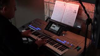 Video thumbnail of "C'est ma vie - Salvatore Adamo (cover by DannyKey) on Yamaha keyboard Tyros 5"
