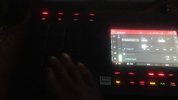 Mpc Live beat making: The making of "Broken Spell"