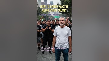 How to Handle Passive Aggression Calmly #motivation #shorts #wisdom