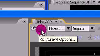 Learn how to crawl text in adobe premiere pro cs 3