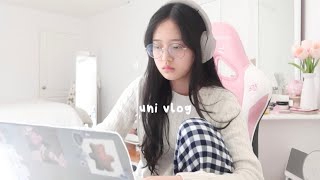 uni student life vlog: what i eat, everyday makeup routine, daily school life, baking & more
