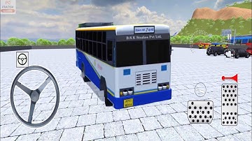 TSRTC Bus Driving in Temple Bus Driver - Simulation - #2 Android Gameplay Video | New Bus Game 2022