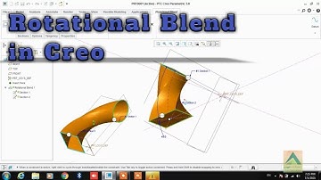 Rotational Blend in Creo || CAD CAM EXPERT || IN DETAIL