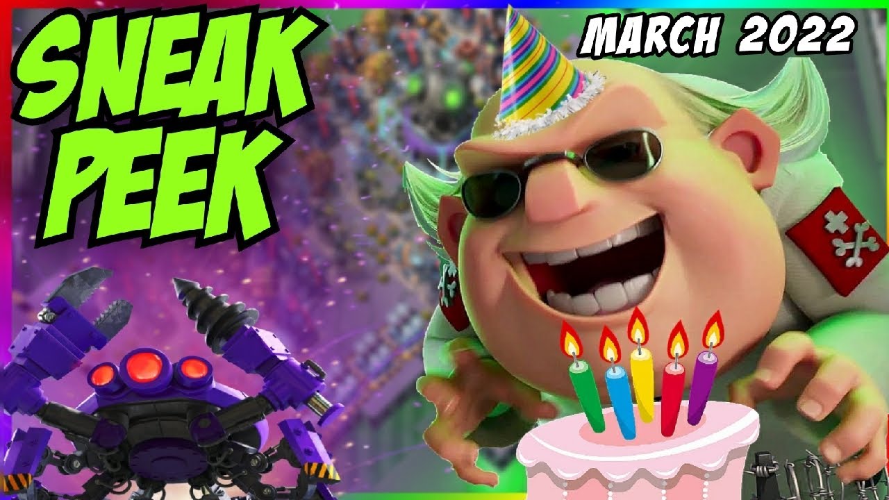 Boom Beach Anniversary Mega Crab 2022 Sneak Peek ➡ Stages 1,10,20,30,40,50,60, & 70!